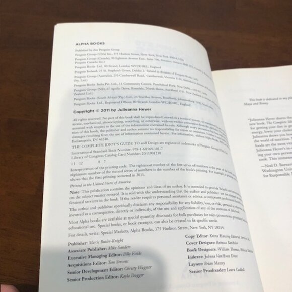 The Complete Idiot’s Guide to Plant-Based Nutrition Pre-owned Book. - Picture 8 of 11